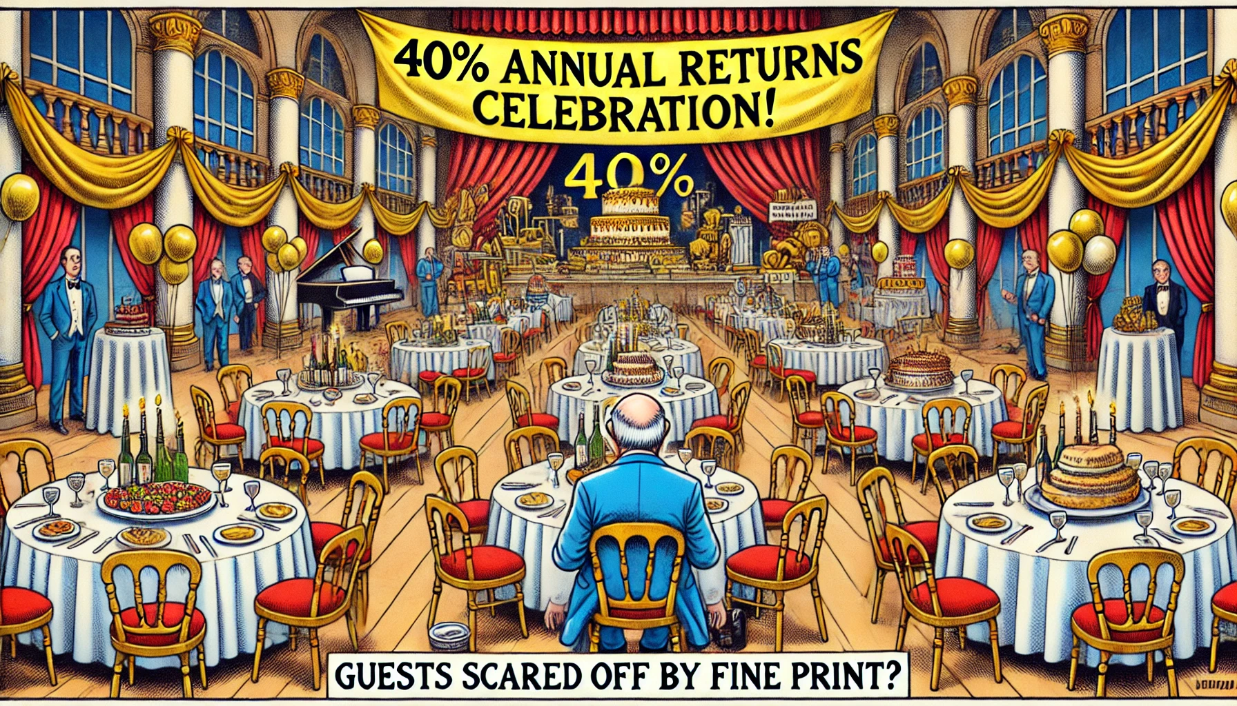 A track record party to which almost no one has showed up